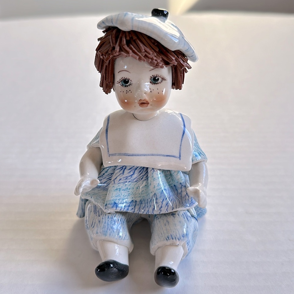 Lino Zampiva Vintage Italian Boy Figurine